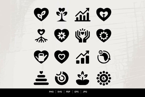 Download Wellness and Growth Icons Set – - Premium Resources