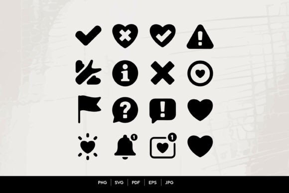 Download Black UI Icons Set - Premium Bundle
