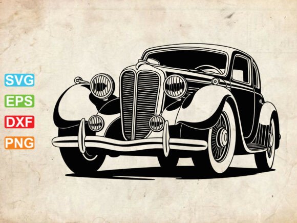 Download Classic Car SVG,Classic Vehicles Clipart - Classic car svg Collection